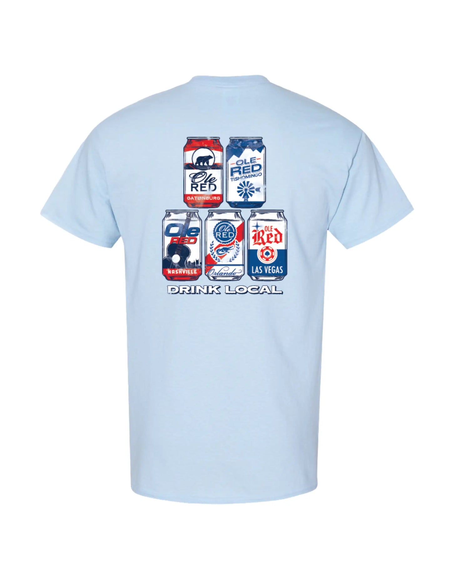 Ole Red Drink Local Beer Can T-Shirt - CREWS