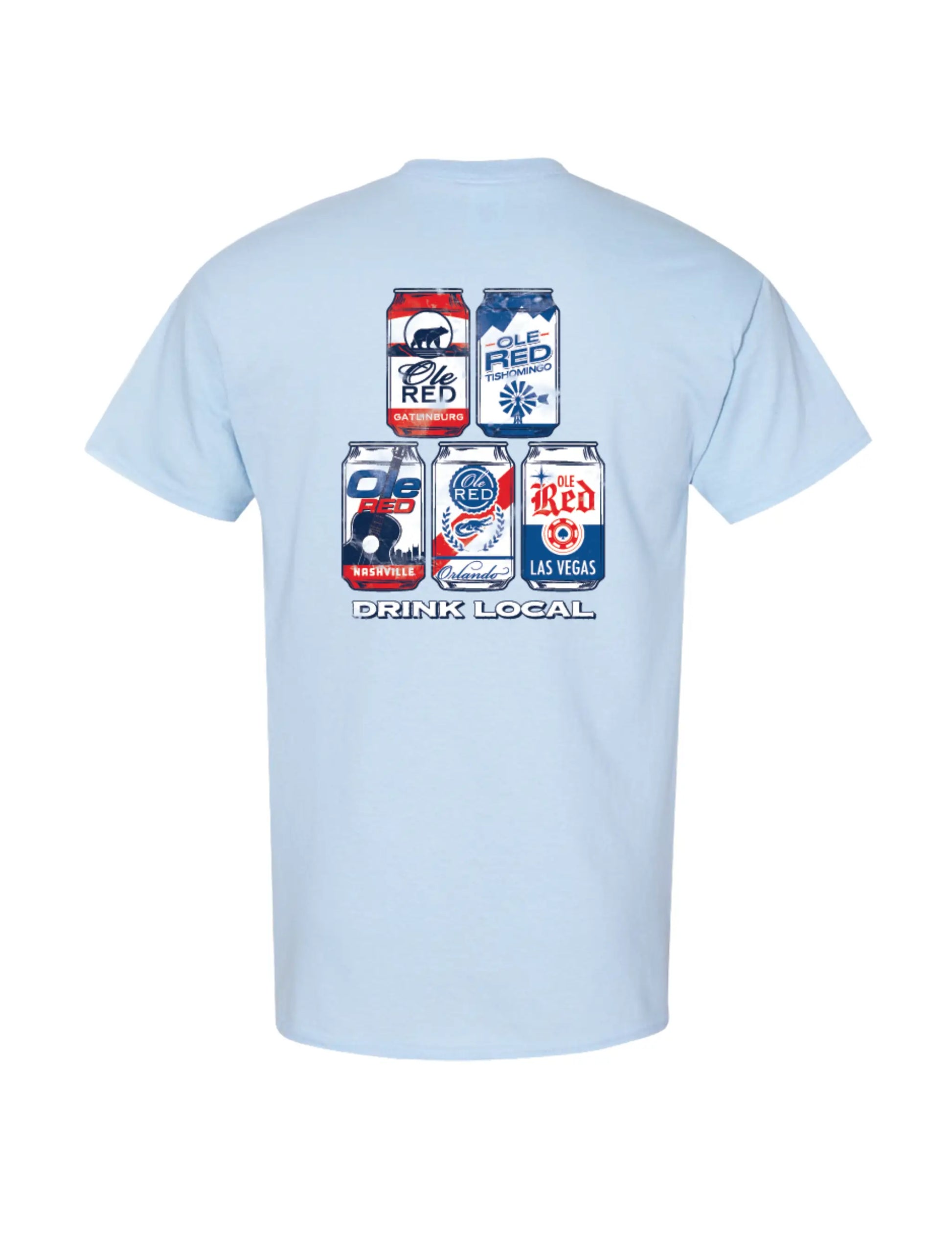 Ole Red Drink Local Beer Can T-Shirt - CREWS