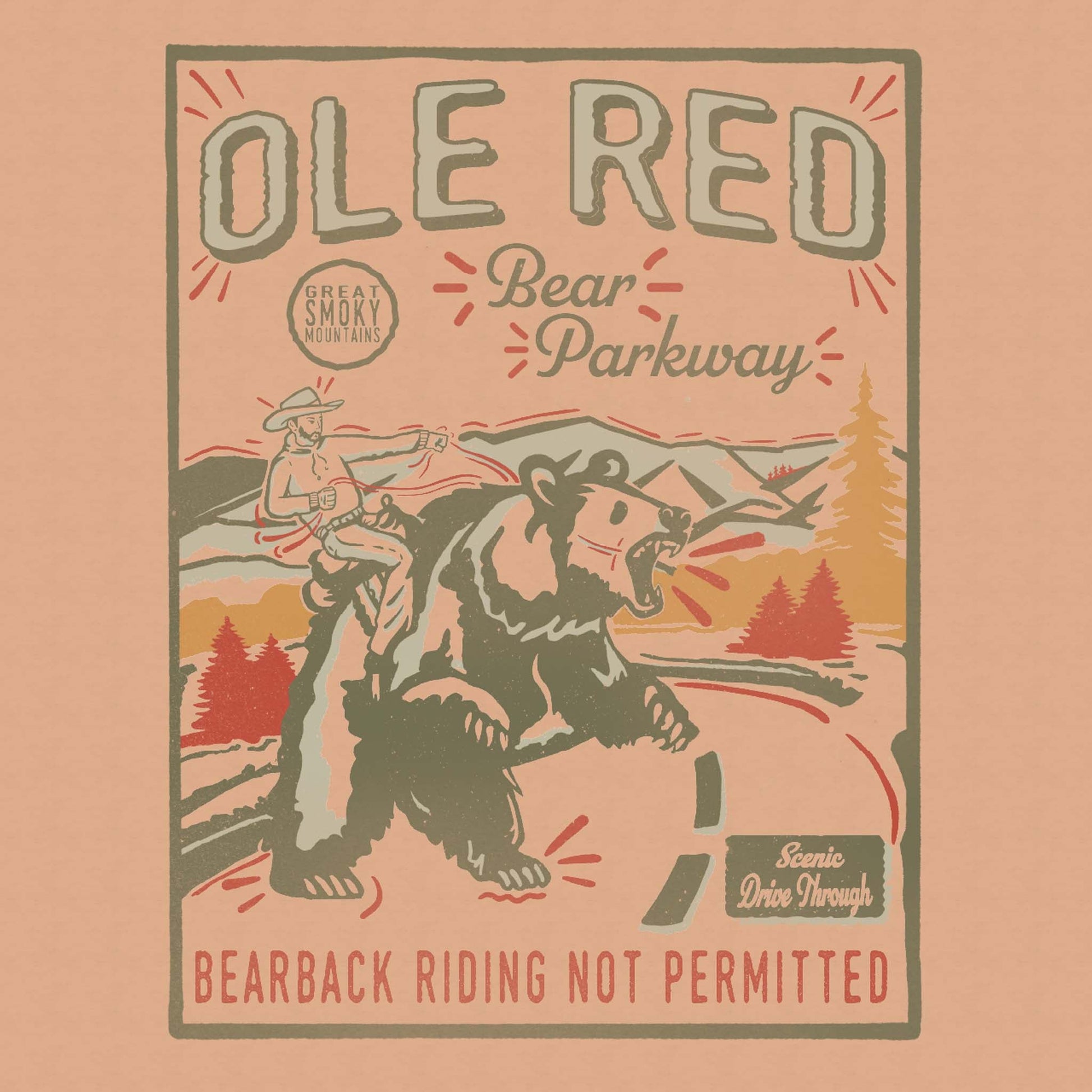 Ole Red Gatlinburg Bear Parkway T-Shirt - S/S