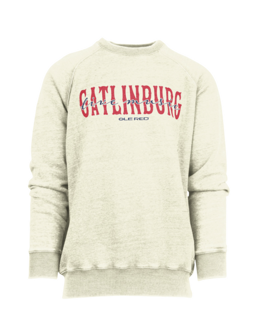 Ole Red Gatlinburg Script Crew Fleece - FLEECE