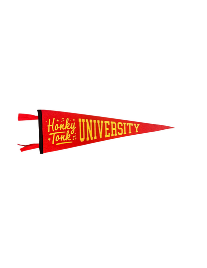 Ole Red Honky Tonk University Red Pennant - HOME Item Subclass