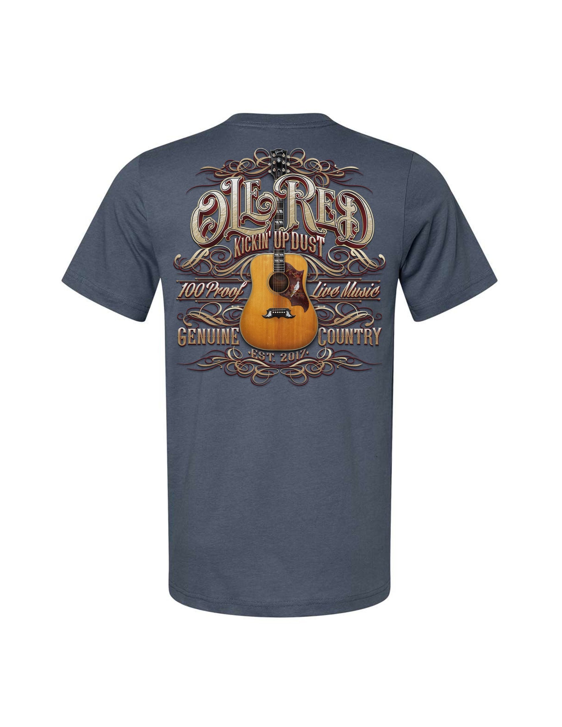 Ole Red Kickin' Acoustic Guitar T-Shirt OpryShop