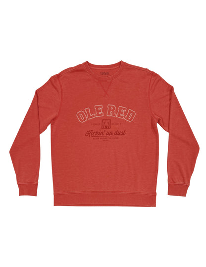 Ole Red Kickin Up Dust Crew Sweatshirt - FLEECE