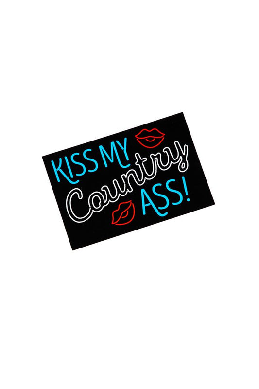 Ole Red Kiss My Country Ass Postcard - SOUVENIRS