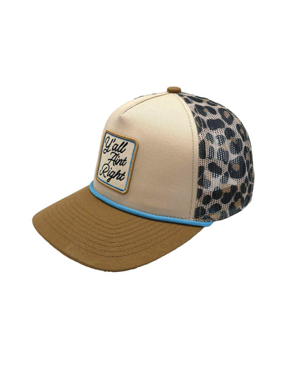 Ole Red Leopard Y’All Ain’t Right Hat - BASEBALL