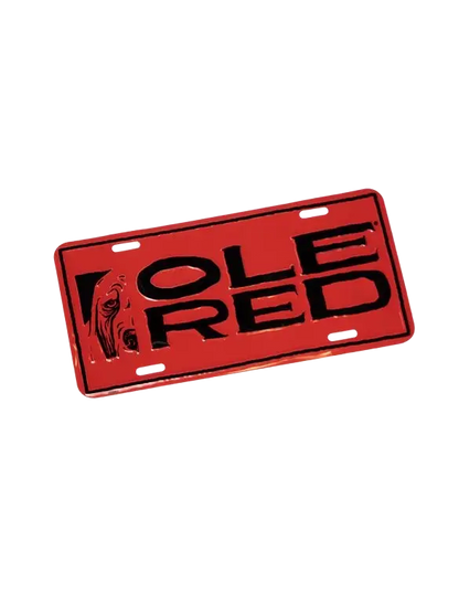 Ole Red Logo License Plate - AUTO
