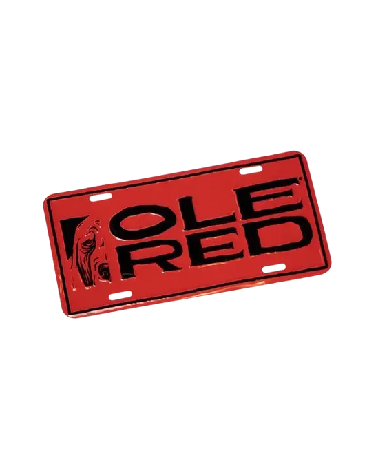 Ole Red Logo License Plate - AUTO