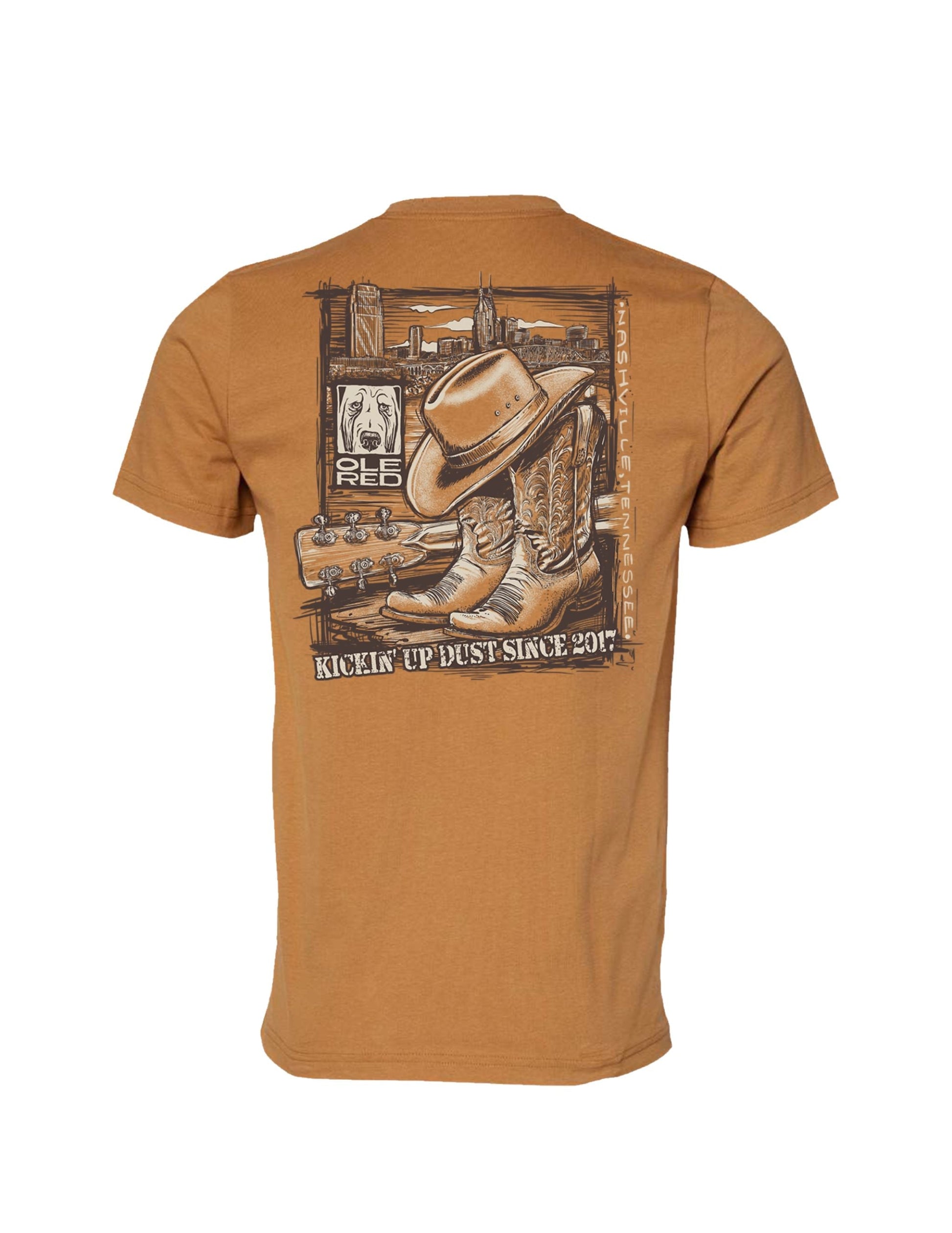 Ole Red Nashville Skyline & Cowboy Boots T-Shirt - S/S