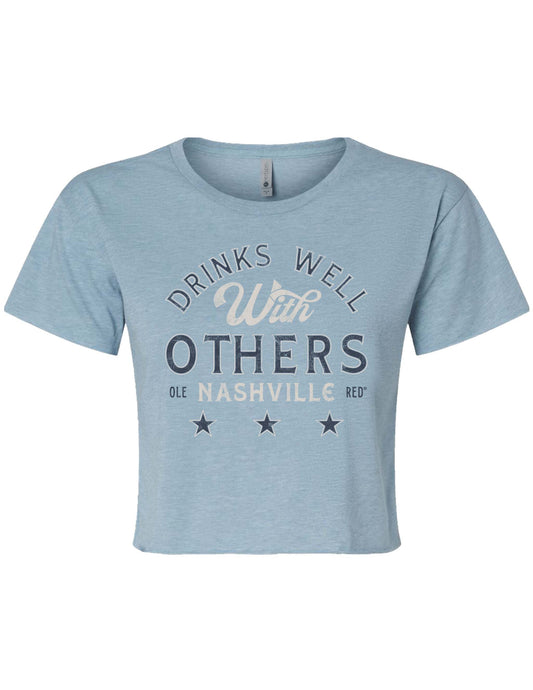 Ole Red Nashville Women’s Drinks Well With Others Cropped T-Shirt - S/S