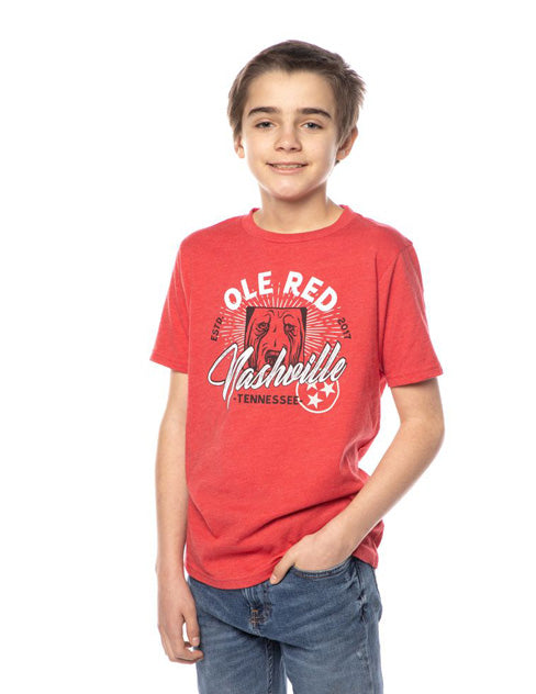 Ole Red Nashville Unisex Youth Burst Tee XS