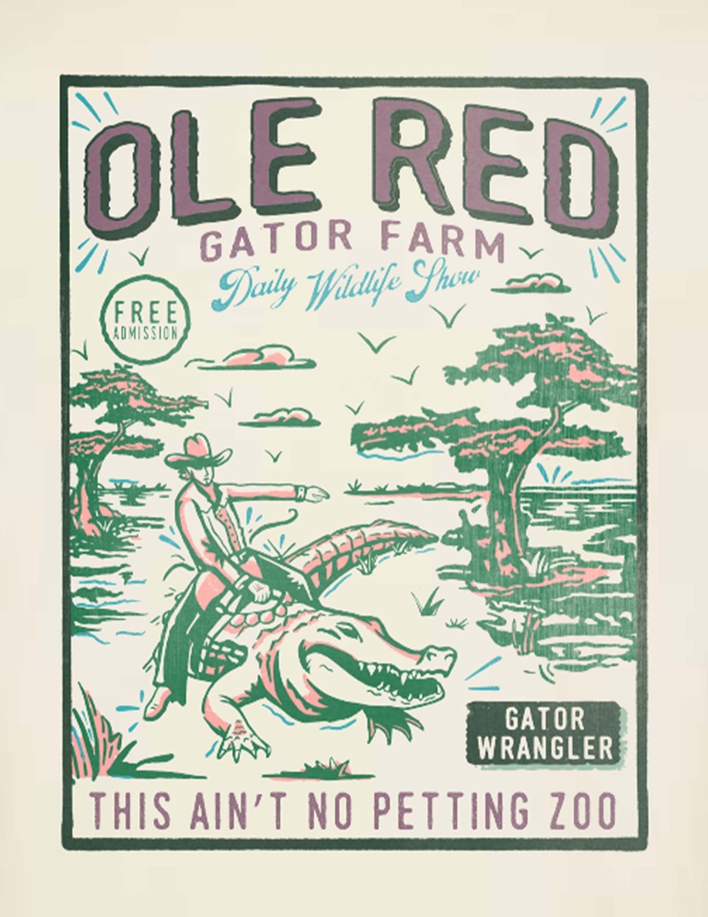 Ole Red Orlando Gator Farm T-Shirt - S/S