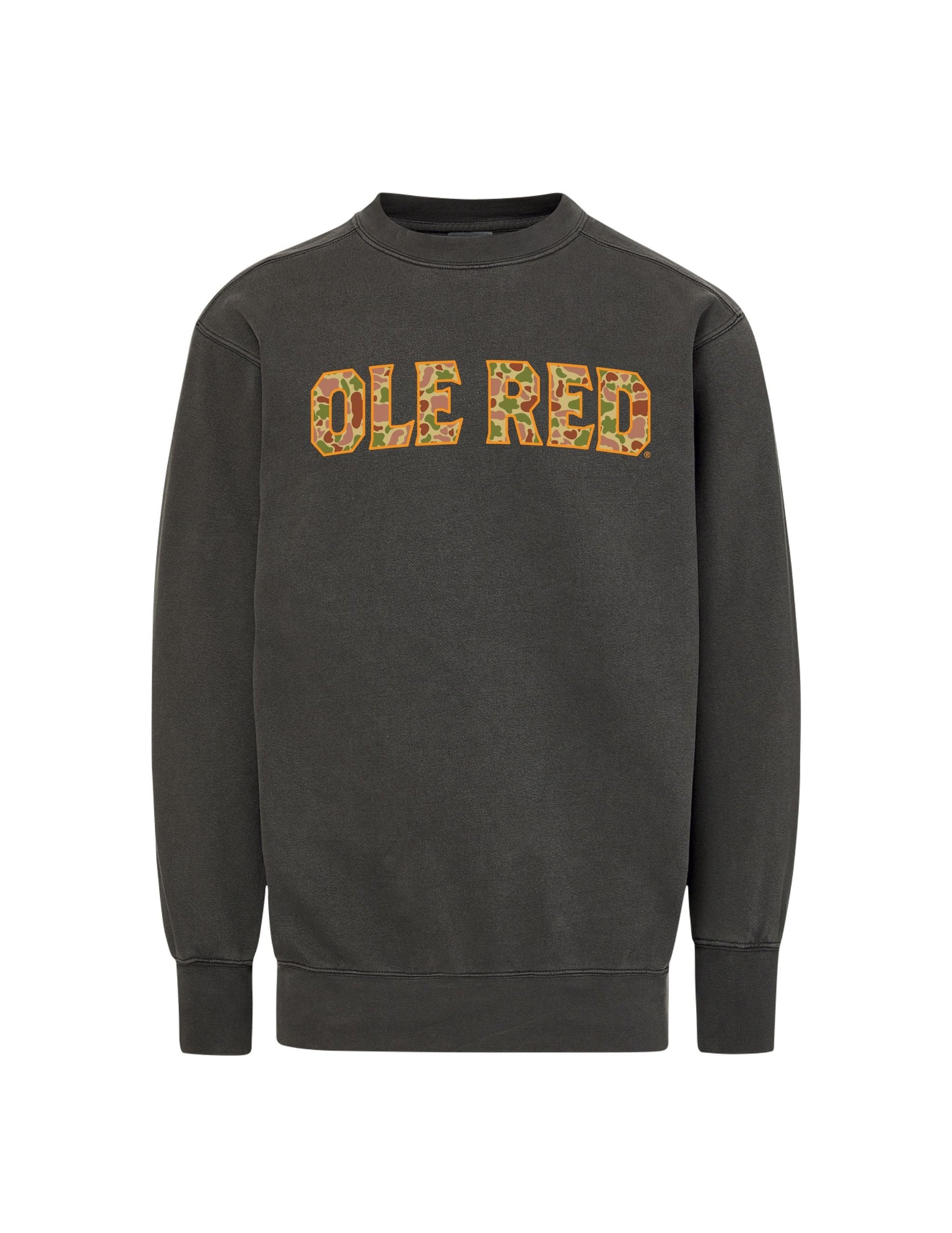 Ole Red Outfitters Duck Camo Crew - FLEECE