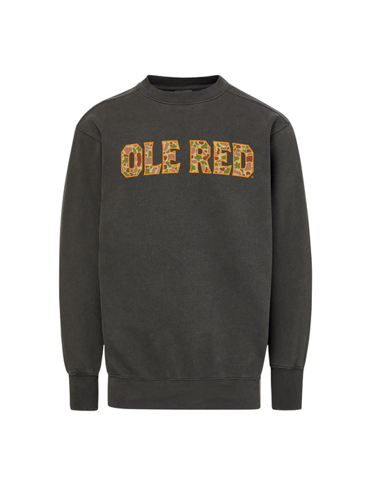 Ole Red Outfitters Duck Camo Crew - FLEECE