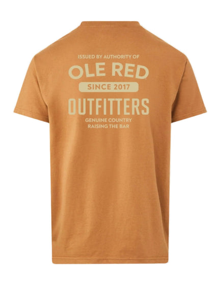 Ole Red Outfitters Embroidered T-Shirt - BROWN / SM - S/S
