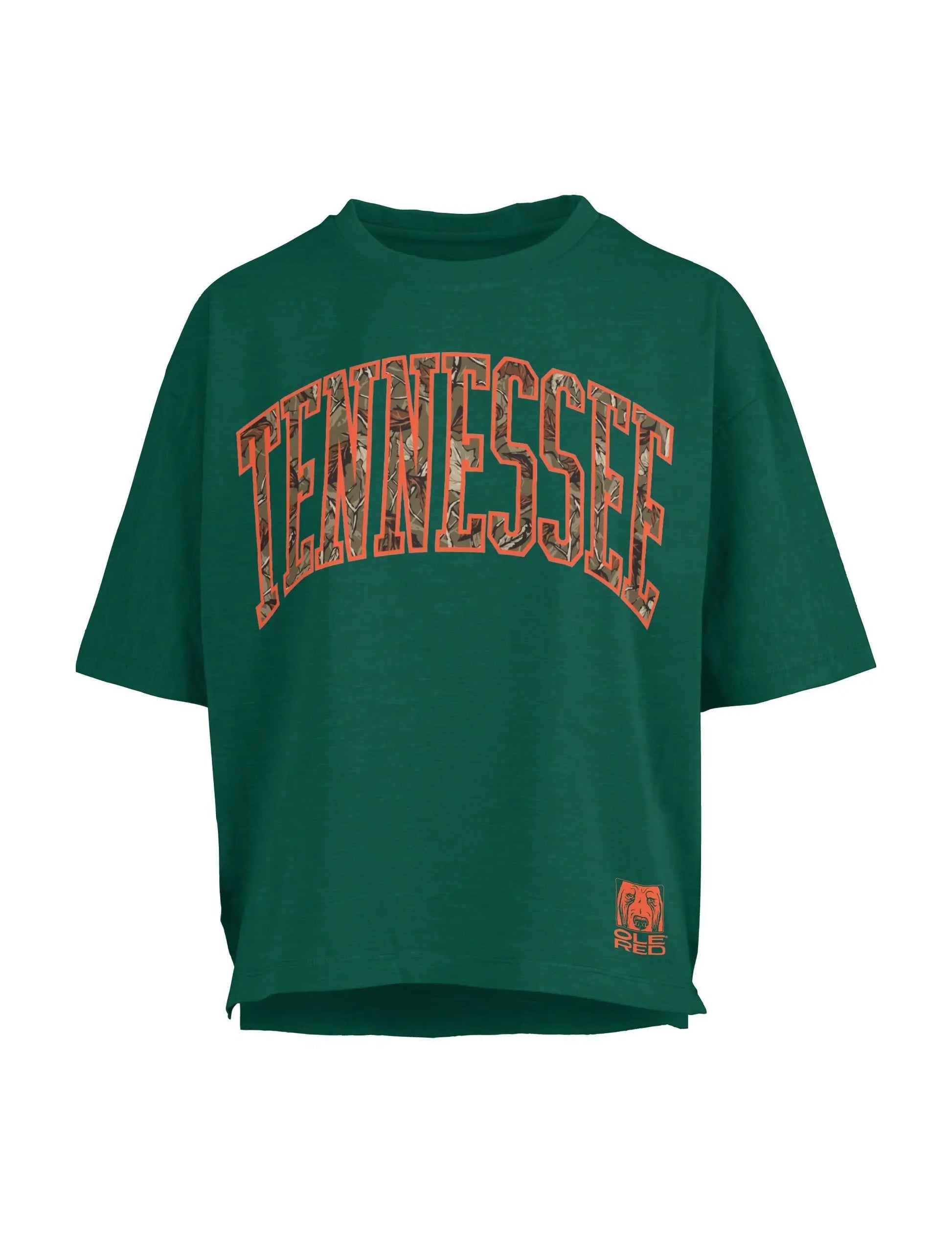 Ole Red Tennessee Camo Cropped Tee - S/S