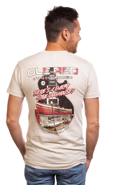 Ole Red Tishomingo Doghouse Summer T-Shirt - CREAM / SM - CREWS