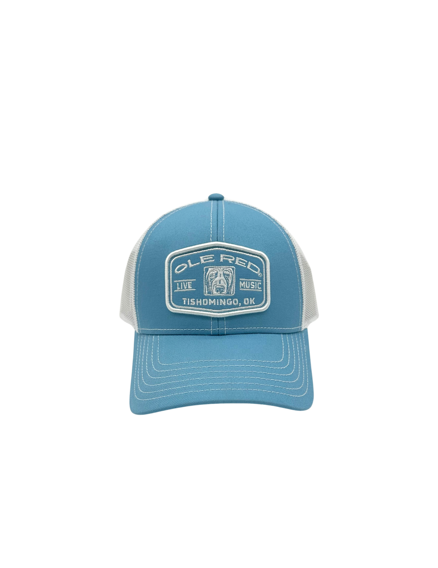 Ole Red Tishomingo Entry Logo Dog Trucker Hat - HATS
