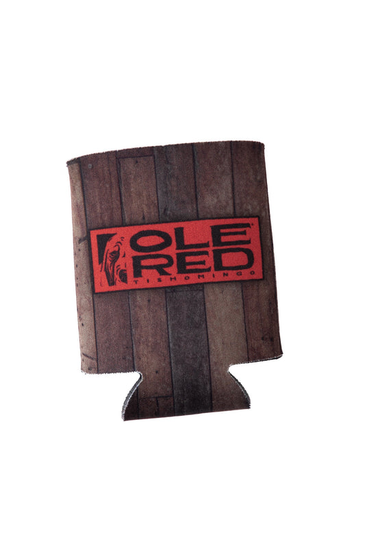 Ole Red Tishomingo Wood Koozie - DRINKWARE