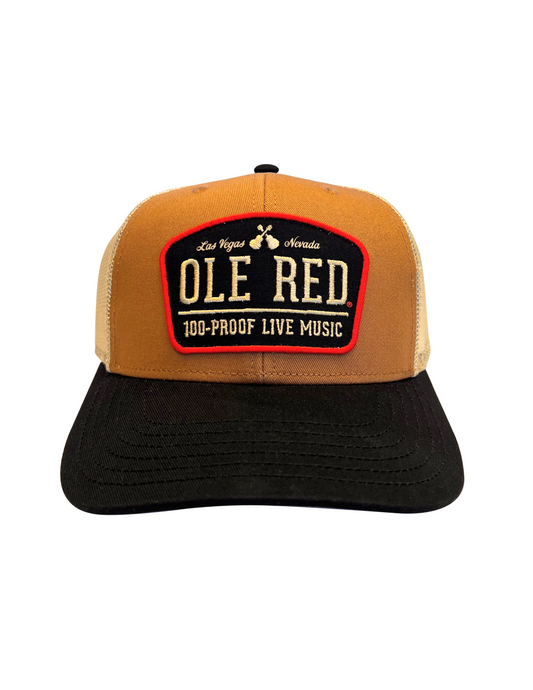 Ole Red Vegas 100 Proof Live Music Tri-Color Hat - HATS