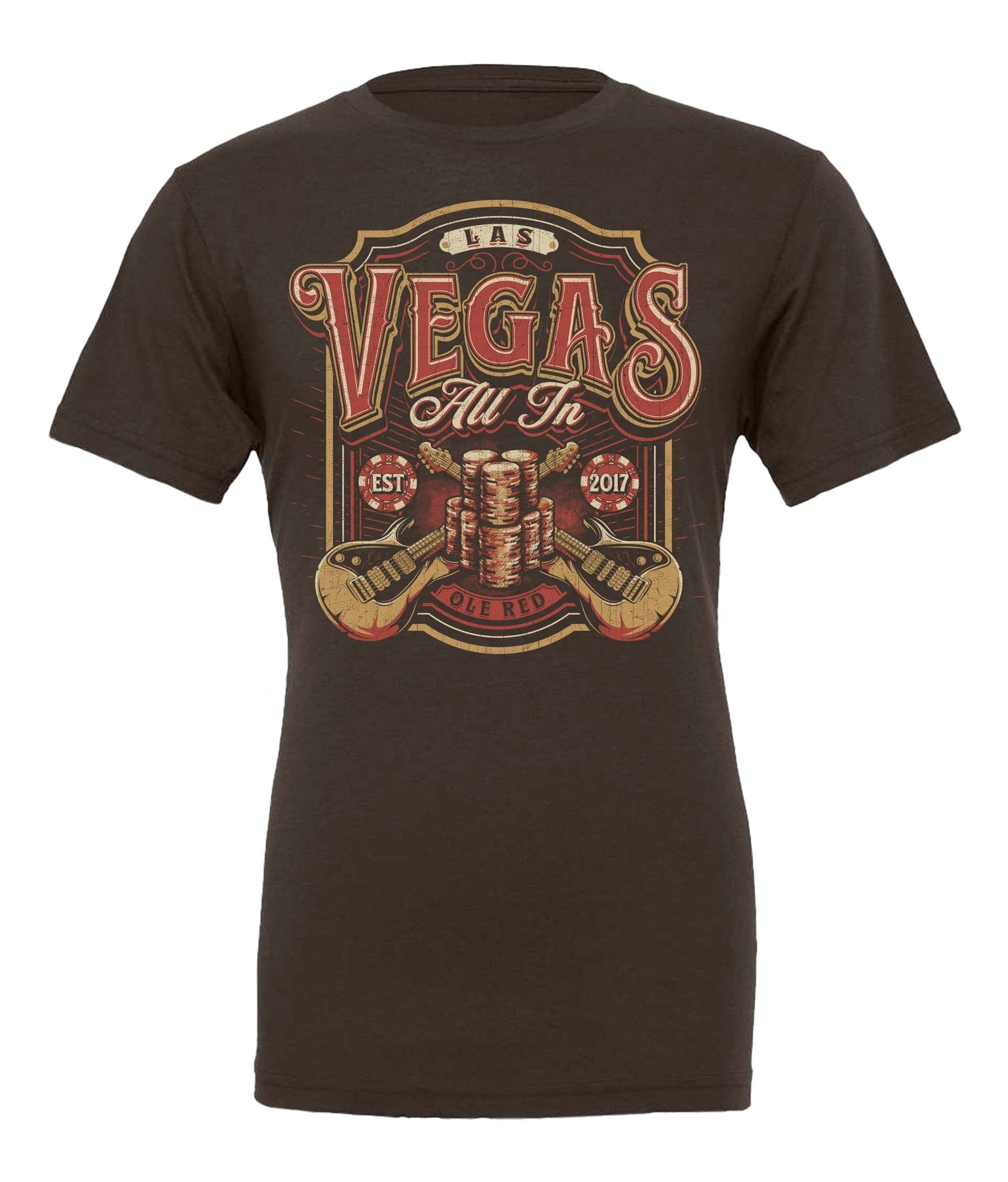 Ole Red Vegas All In Poker T-Shirt - CREWS