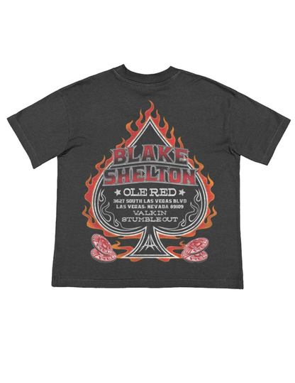 Ole Red Vegas Blake Shelton Spades Tee - CREWS