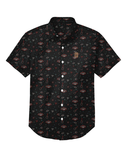 Ole Red Vegas Button Down Camp Shirt - S/S