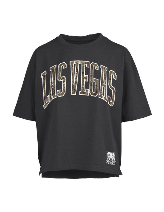 Ole Red Vegas Camo Cropped Tee - S/S