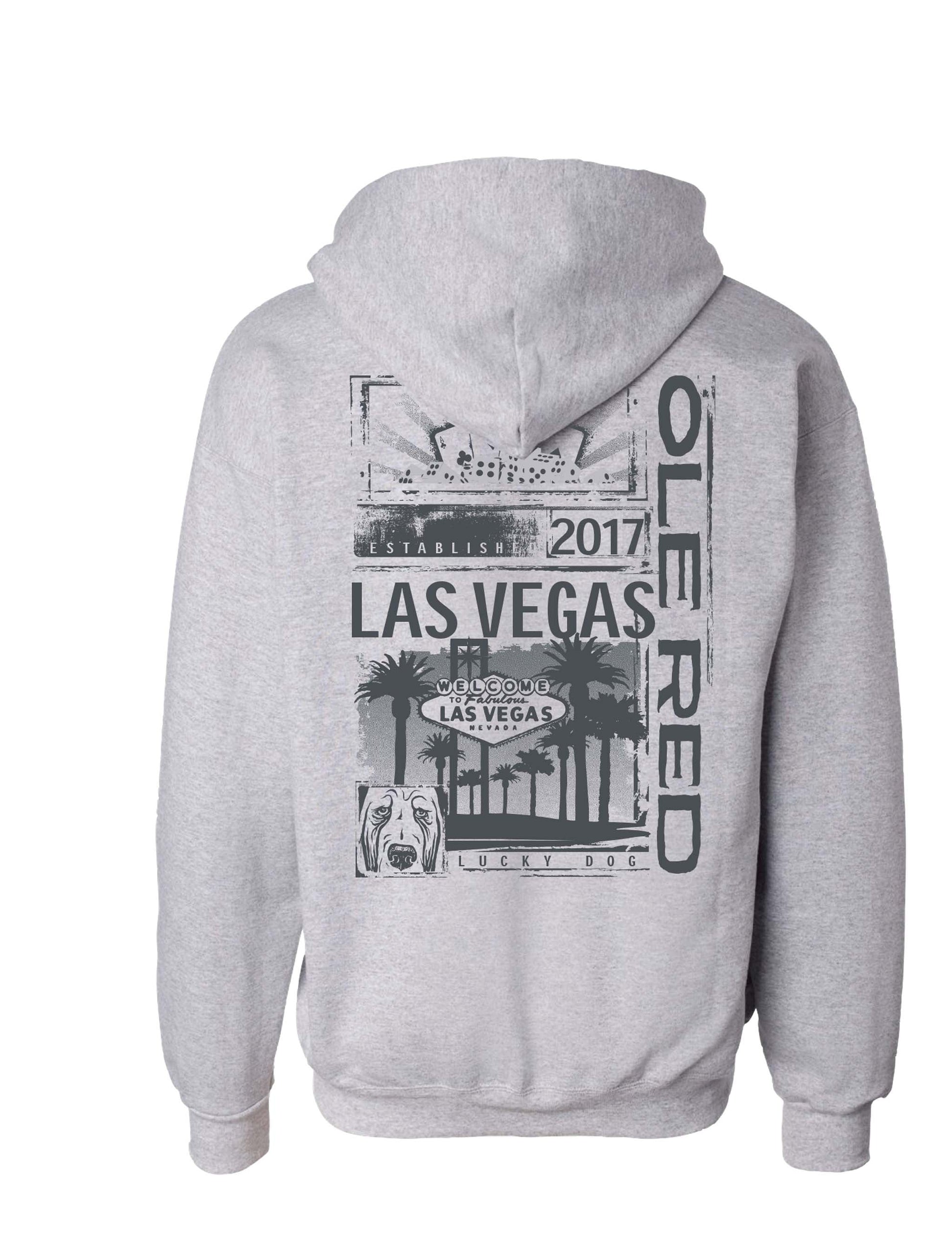 Ole Red Vegas Collage Zip Up Hoodie - FLEECE