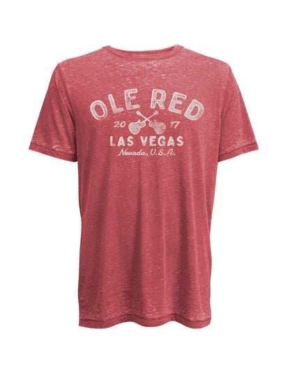 Ole Red Vegas Crossed Guitars T-Shirt - S/S