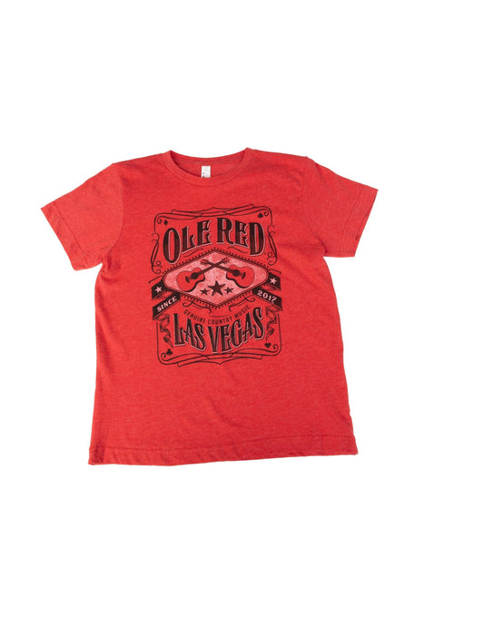 Ole Red Vegas Genuine Country Youth T-Shirt - KIDS APPAREL