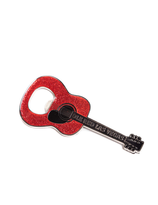 Ole Red Vegas Glitter Guitar Magnetic Bottle Opener - SOUVENIRS