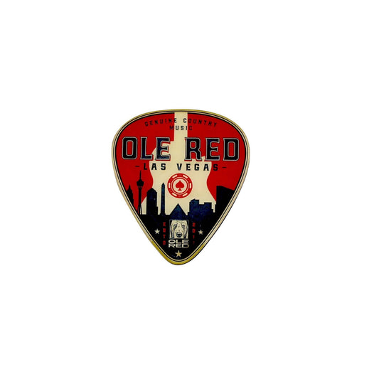 Ole Red Vegas Guitar Pick Magnet - SOUVENIRS