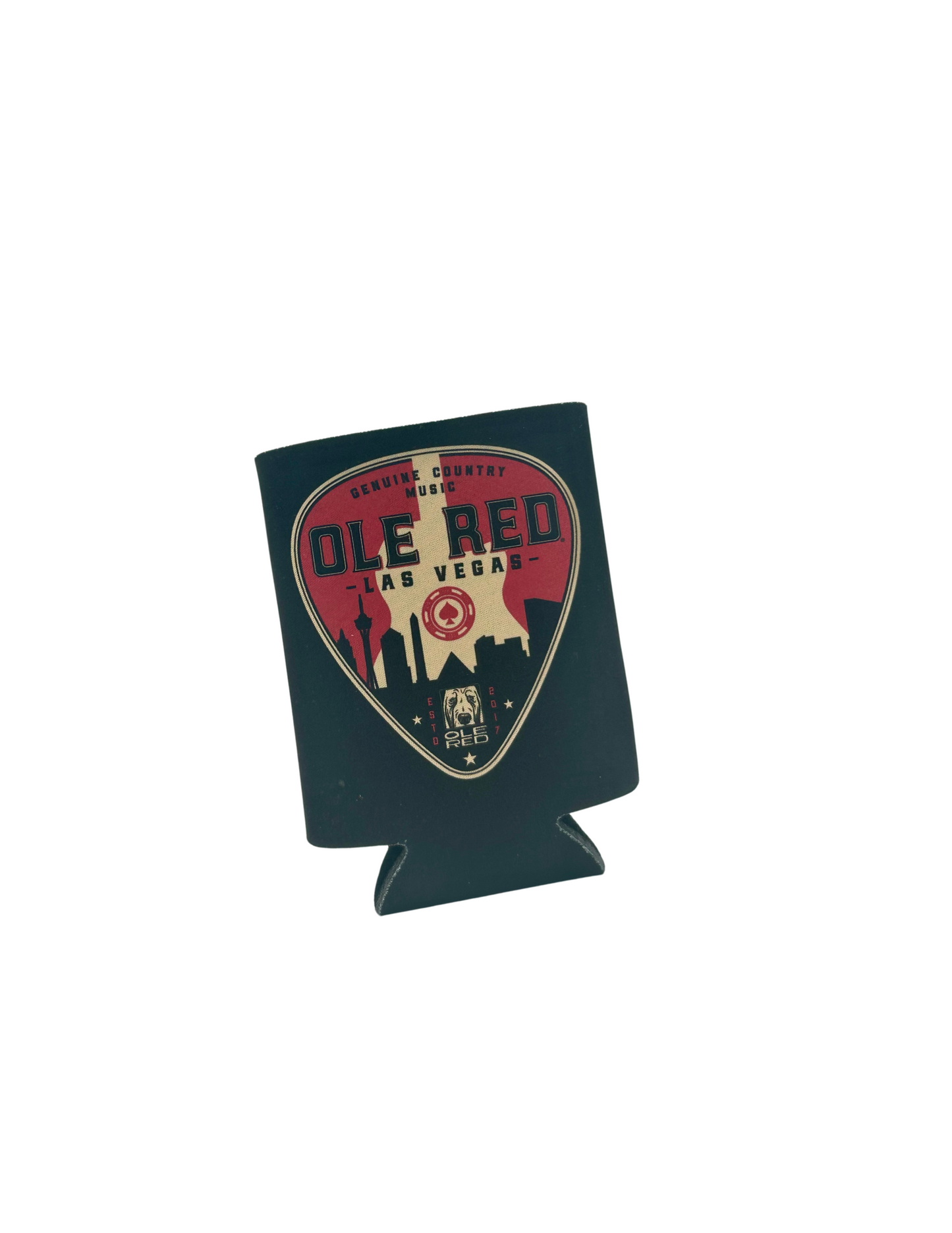 Ole Red Vegas Guitar Pick Skyline Koozie - DRINKWARE