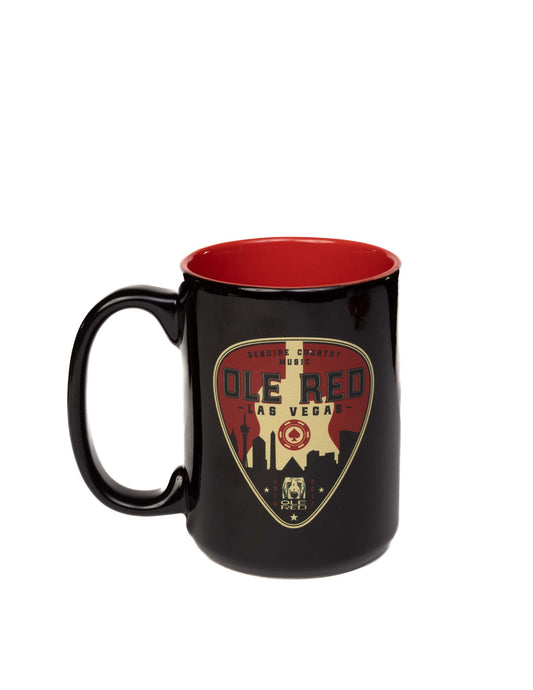 Ole Red Vegas Guitar Pick Skyline Mug - DRINKWARE