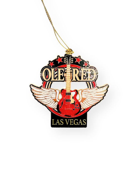 Ole Red Vegas Guitar Wing Ornament - ORNAMENTS