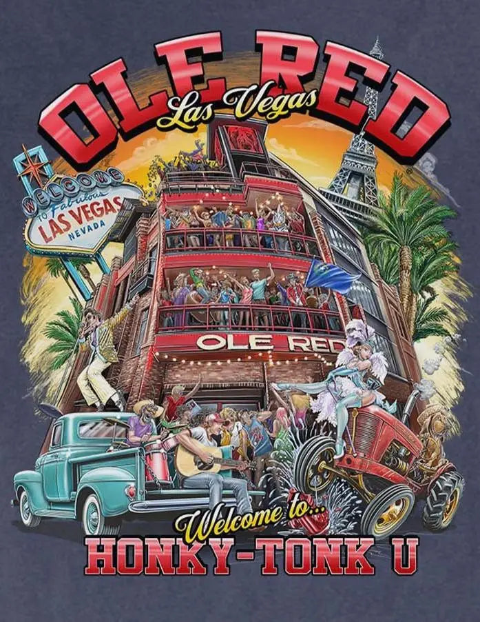 Ole Red Vegas Honky-Tonk University Venue T-Shirt - S/S