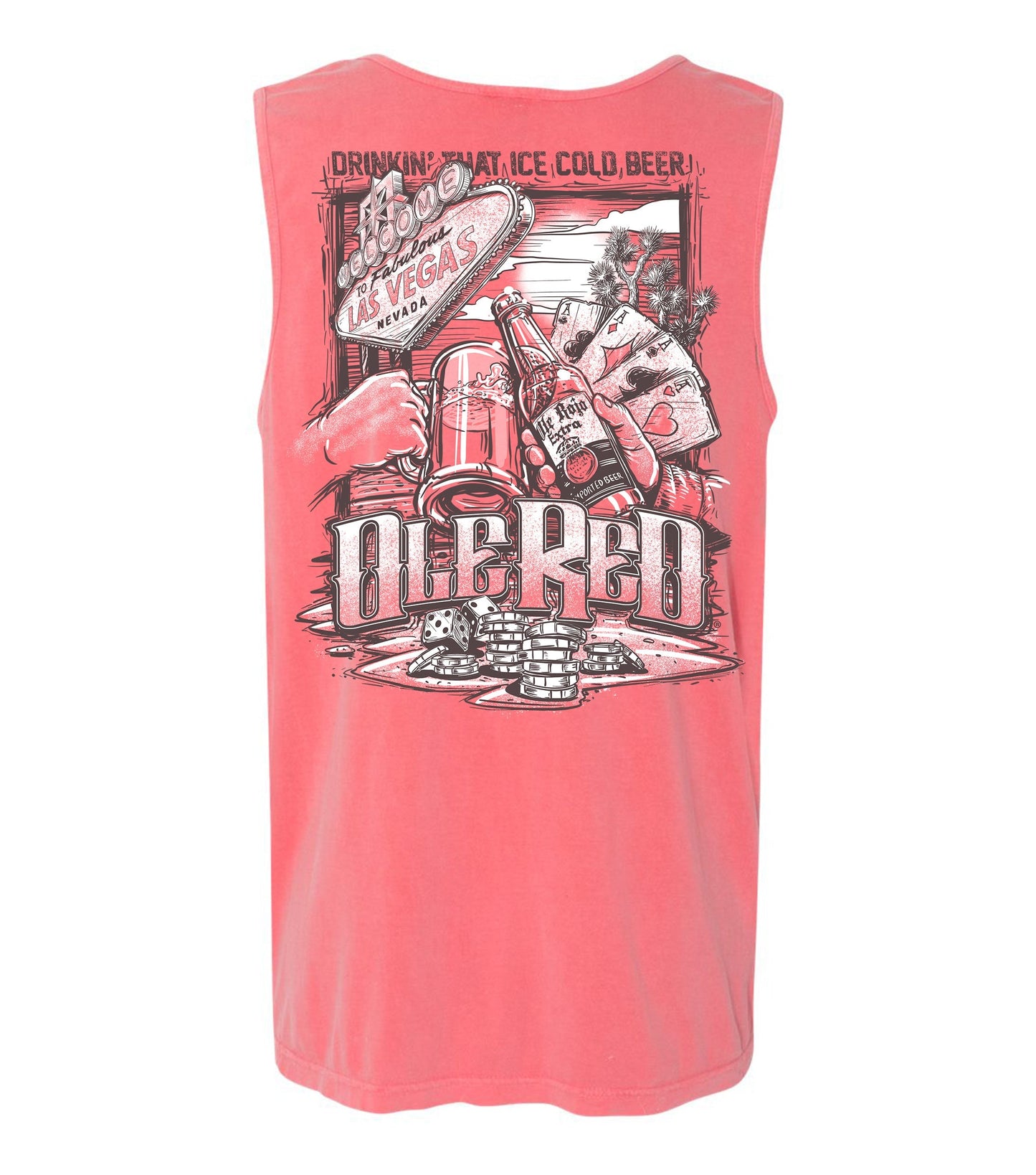Ole Red Vegas Ice Cold Beer Tank Top - TANKS