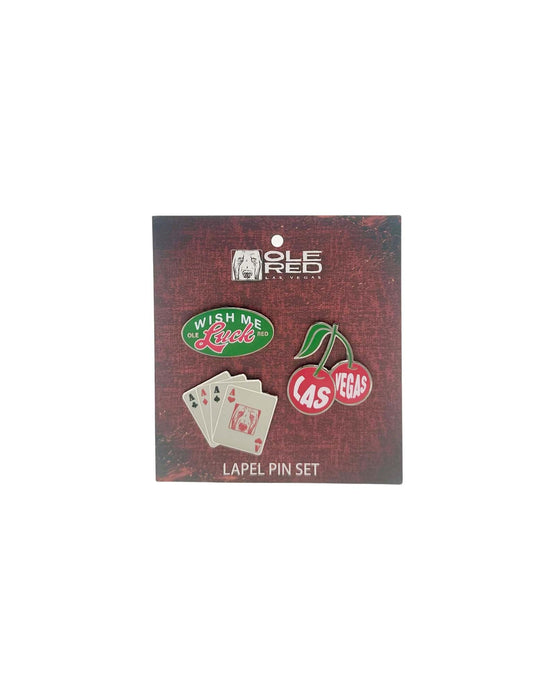 Ole Red Vegas Lapel Pin Set - JEWELRY