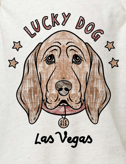 Ole Red Vegas Lucky Dog Onesie - OATMEAL / 6M - KIDS APPAREL