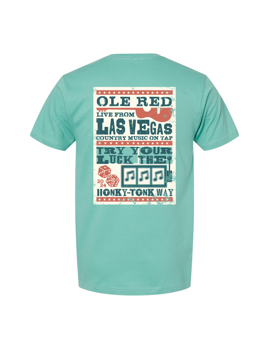 Ole Red Vegas Poster Series T-Shirt - S/S
