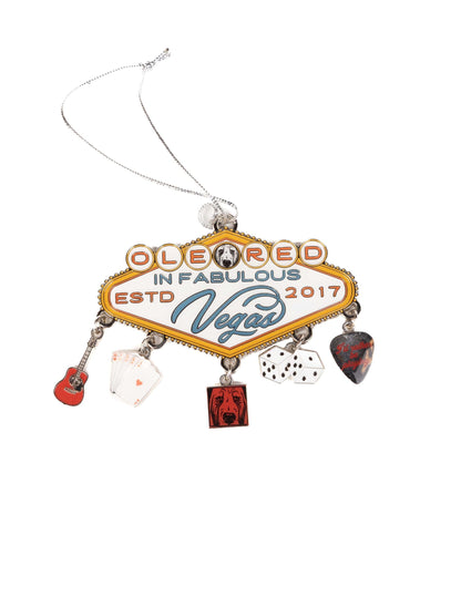 Ole Red Vegas Sign 5 Charm Ornament - ORNAMENTS