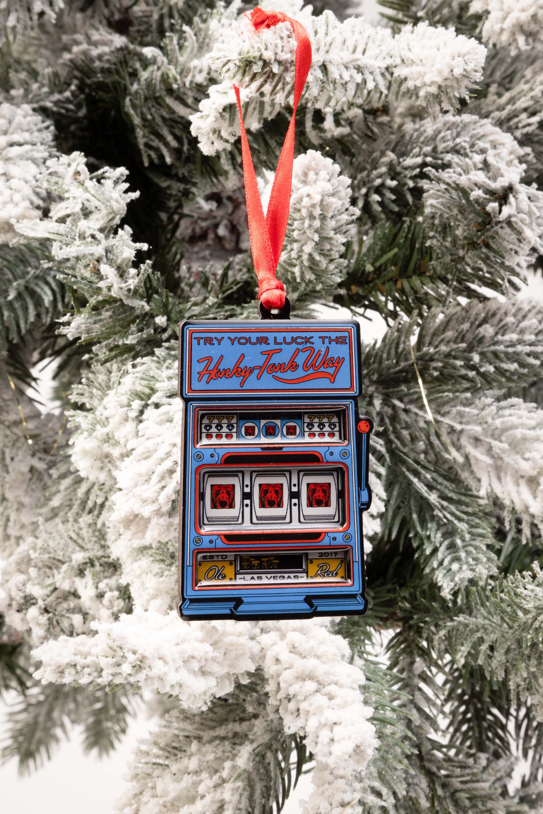Ole Red Vegas Slot Machine Ornament - ORNAMENTS