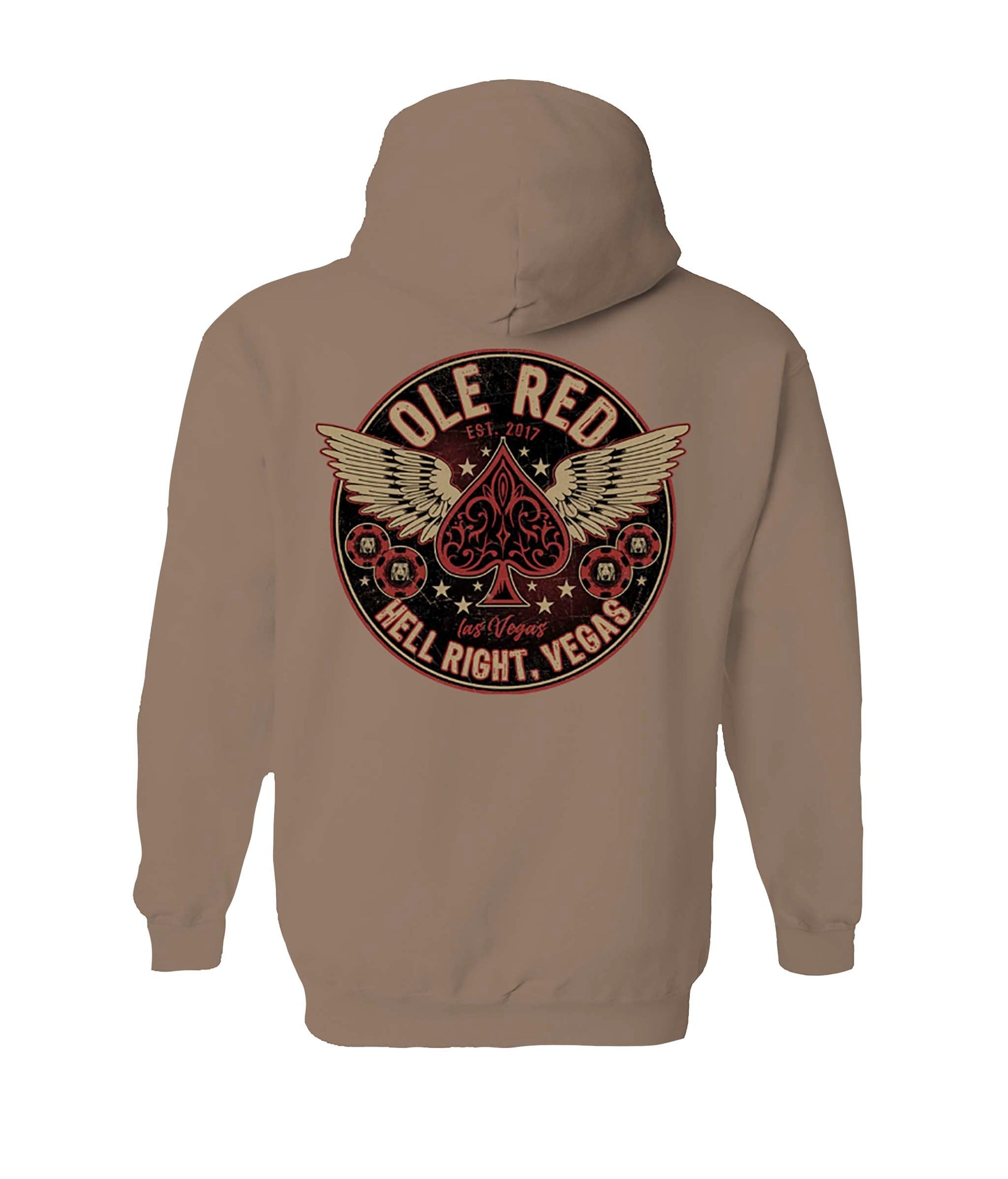Ole Red Vegas Spade Wings Hoodie - FLEECE