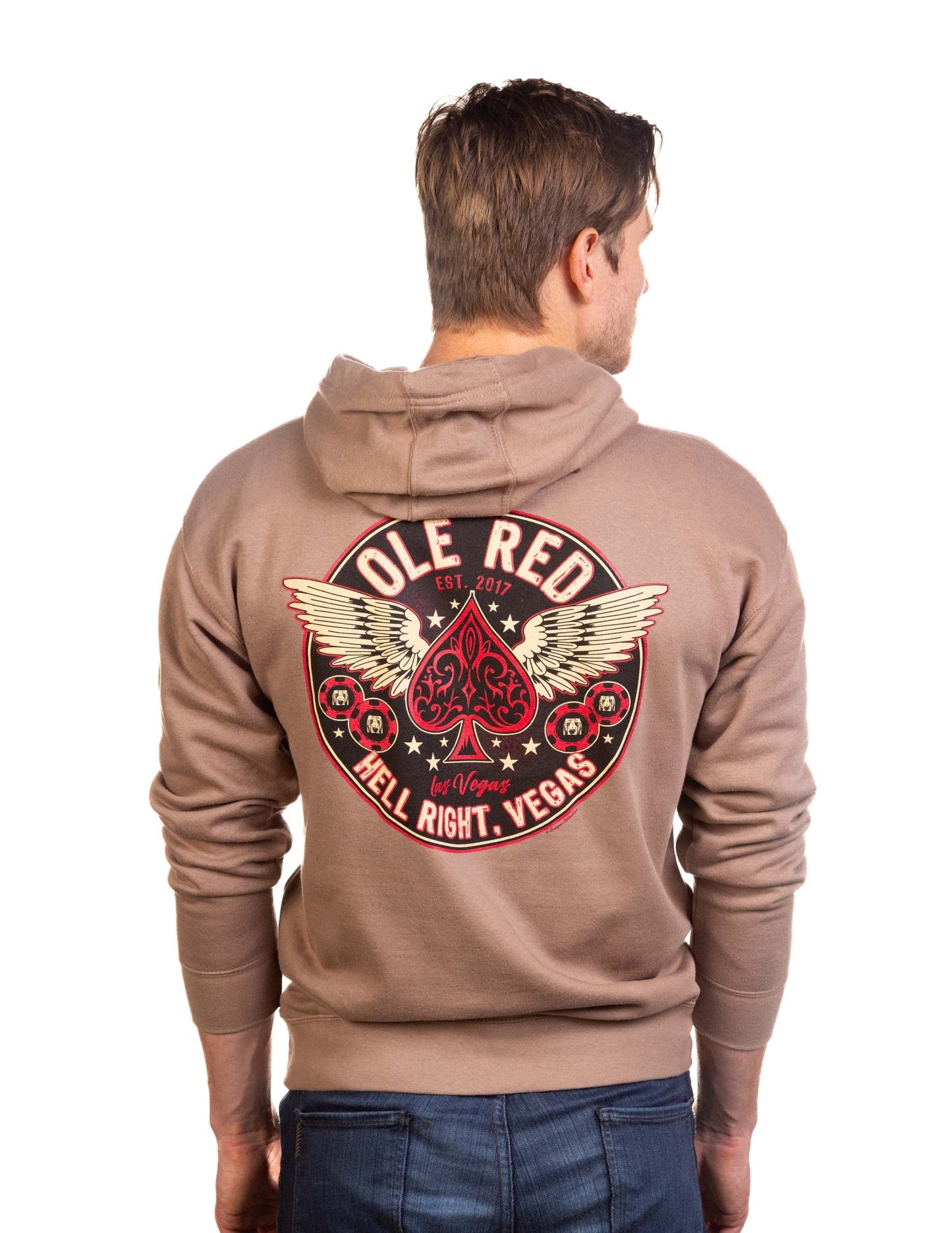 Ole Red Vegas Spade Wings Hoodie - FLEECE