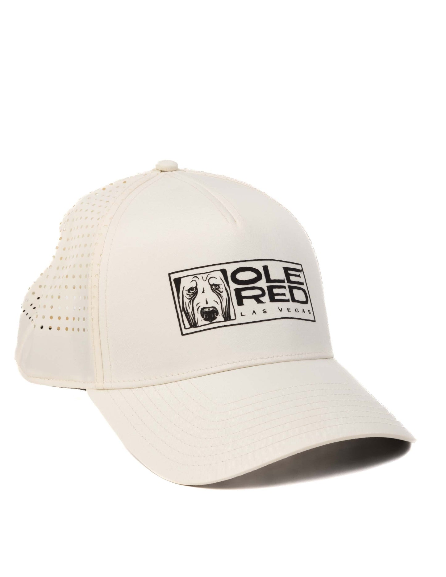 Ole Red Vegas Sport Logo Cream Performance Hat - HATS