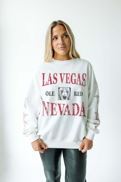 Ole Red Vegas Women’s Star Studded Crew - FLEECE