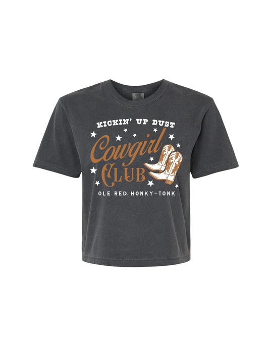 Ole Red Women’s Cowgirl Club Crop T-Shirt - S/S