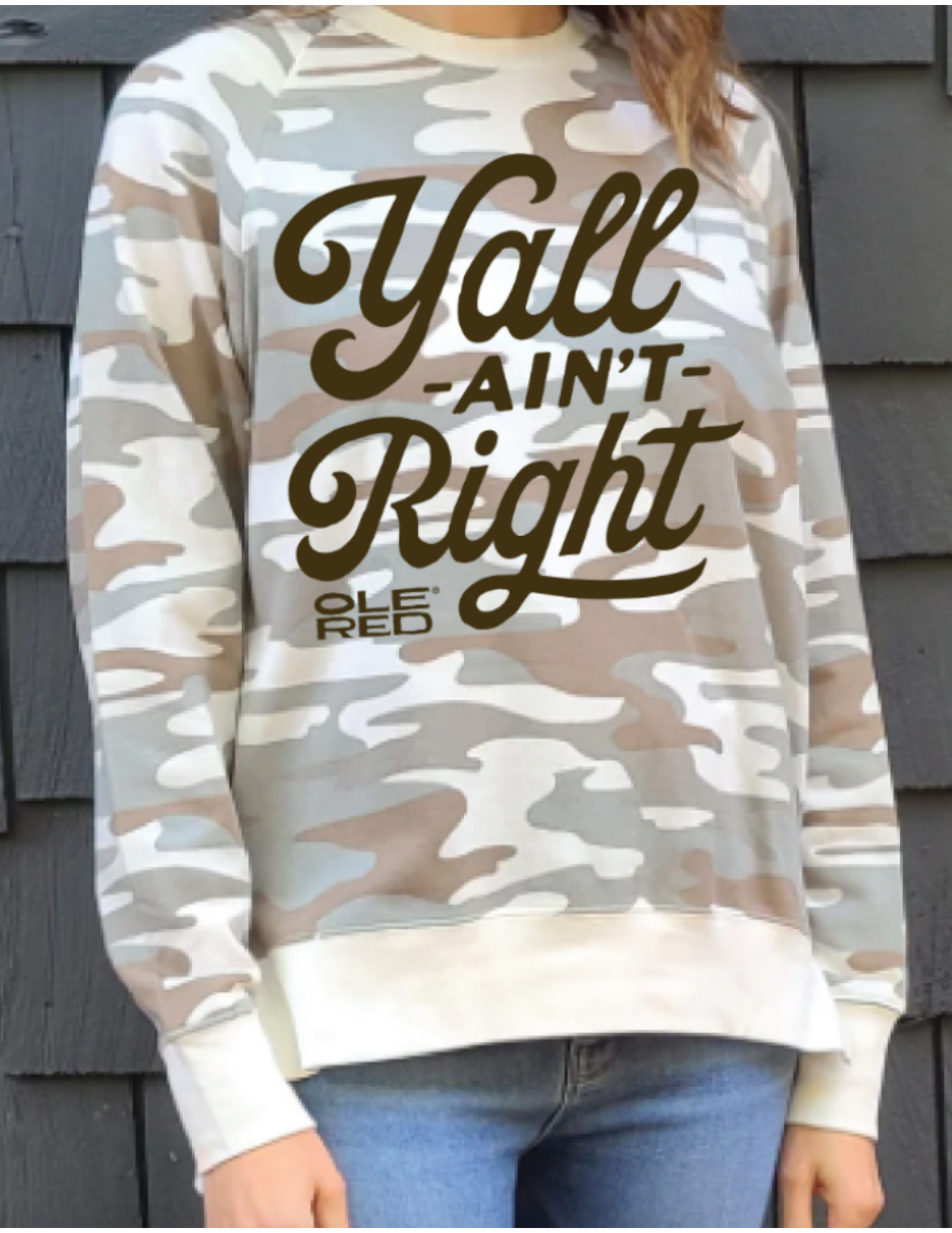 Ole Red Y’All Ain’t Right Camo Long-Sleeve T-Shirt - L/S