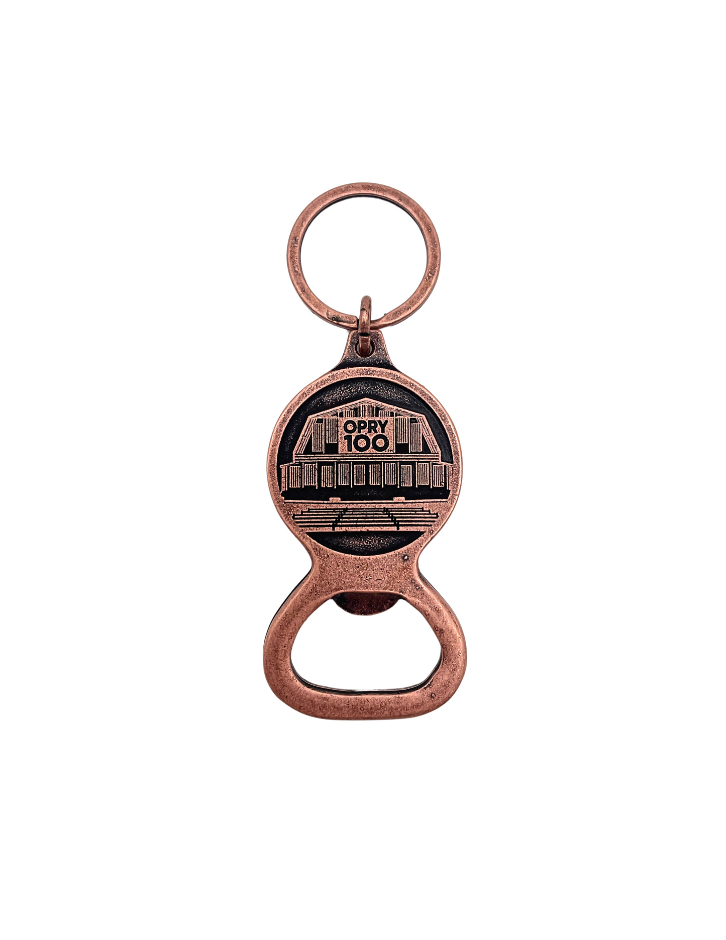 Opry 100 Bronze Bottle Opener Keychain - KEYCHAINS