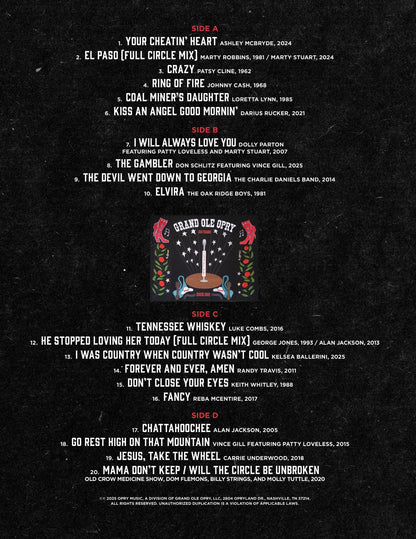 Opry 100: Country’s Greatest Songs CD - CDS